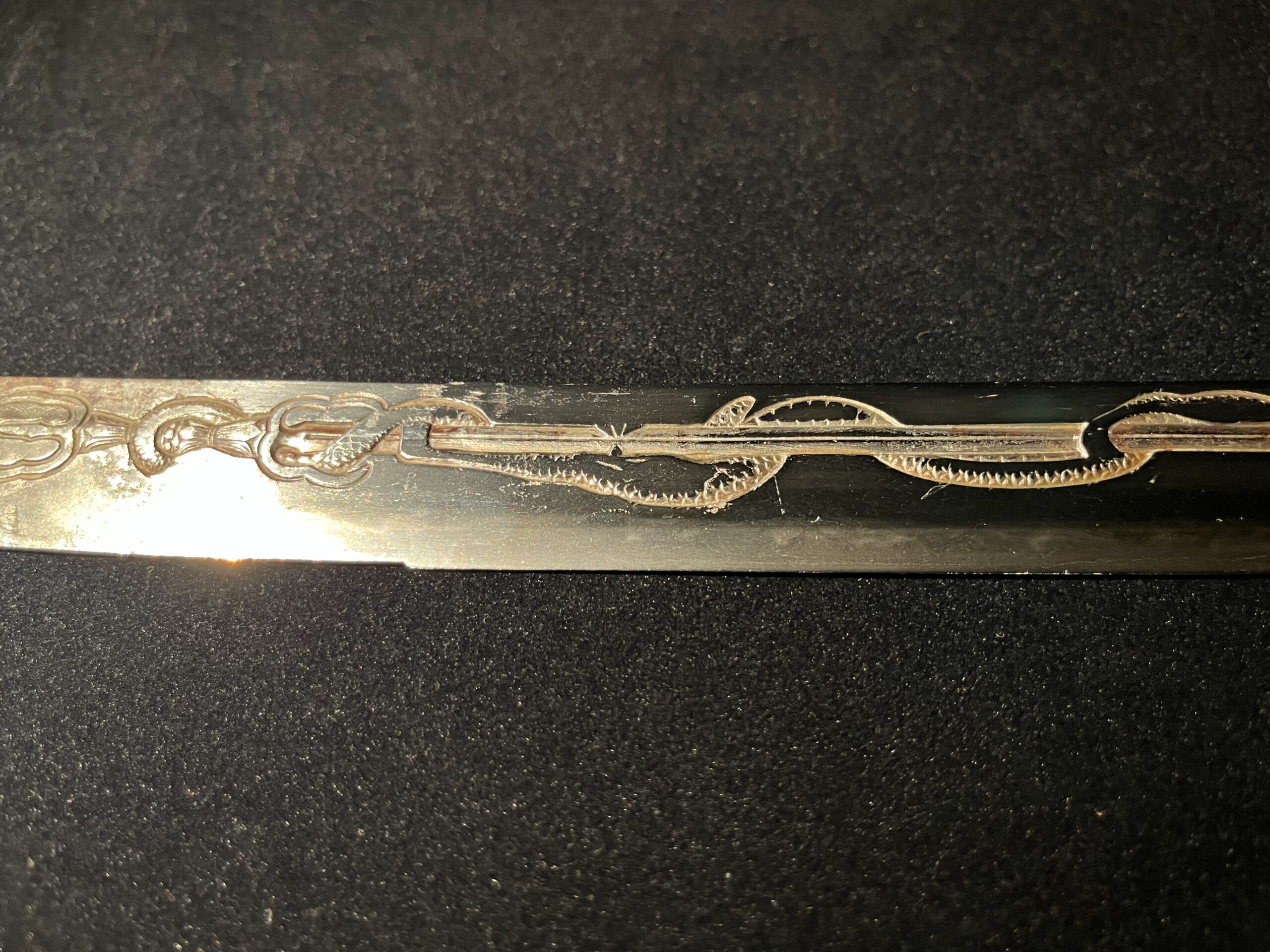 Tsukushi Nobukuni(筑紫信国)– Authentisches Katana(1333–1573)– Drachenschnitzerei auf der Klinge - Image 11