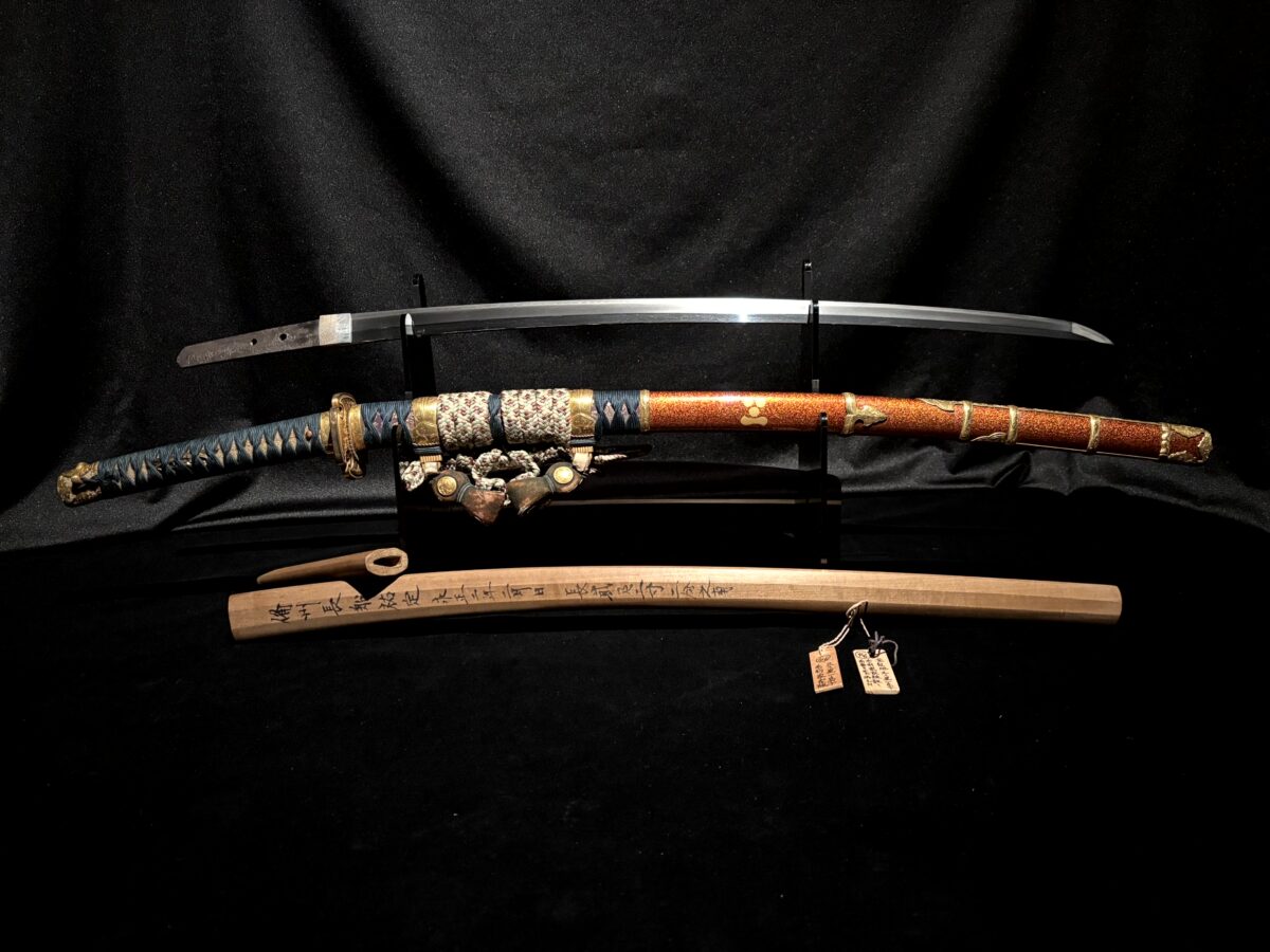 Bishu Osafune Sukesada (備州長舩祐定) – Katana Authentique (1505) – Fourreau Inscrit par un Expert en Sabres