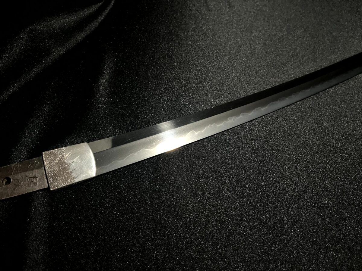 Fujiwara Sukekane (藤原佑包) – Katana Authentique (1856) – Forme de Lame et Hamon en Vedette
