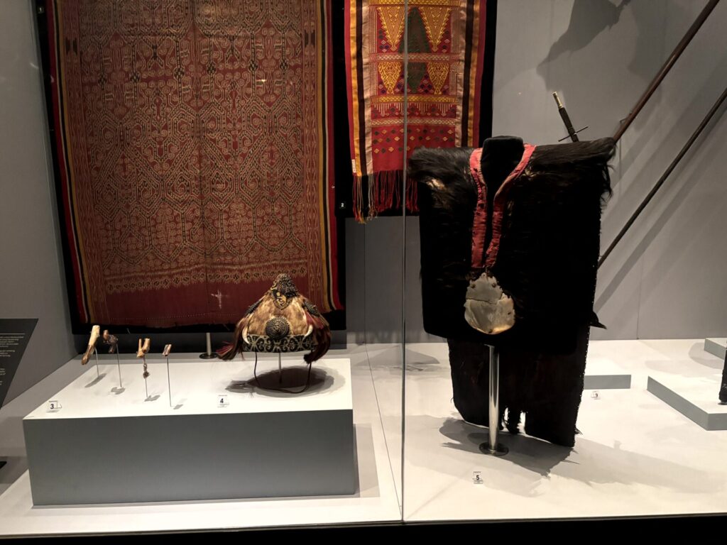 Bornean warrior armor made with animal fur