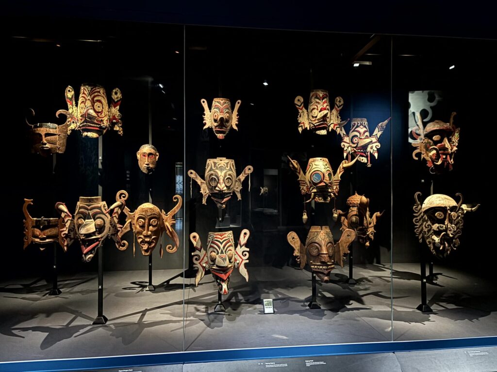 Carved ritual masks of Borneo’s indigenous peoples