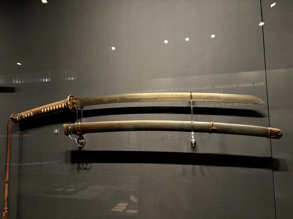 Surrender sword of Major-General Hiyoe Yamamura, 1945